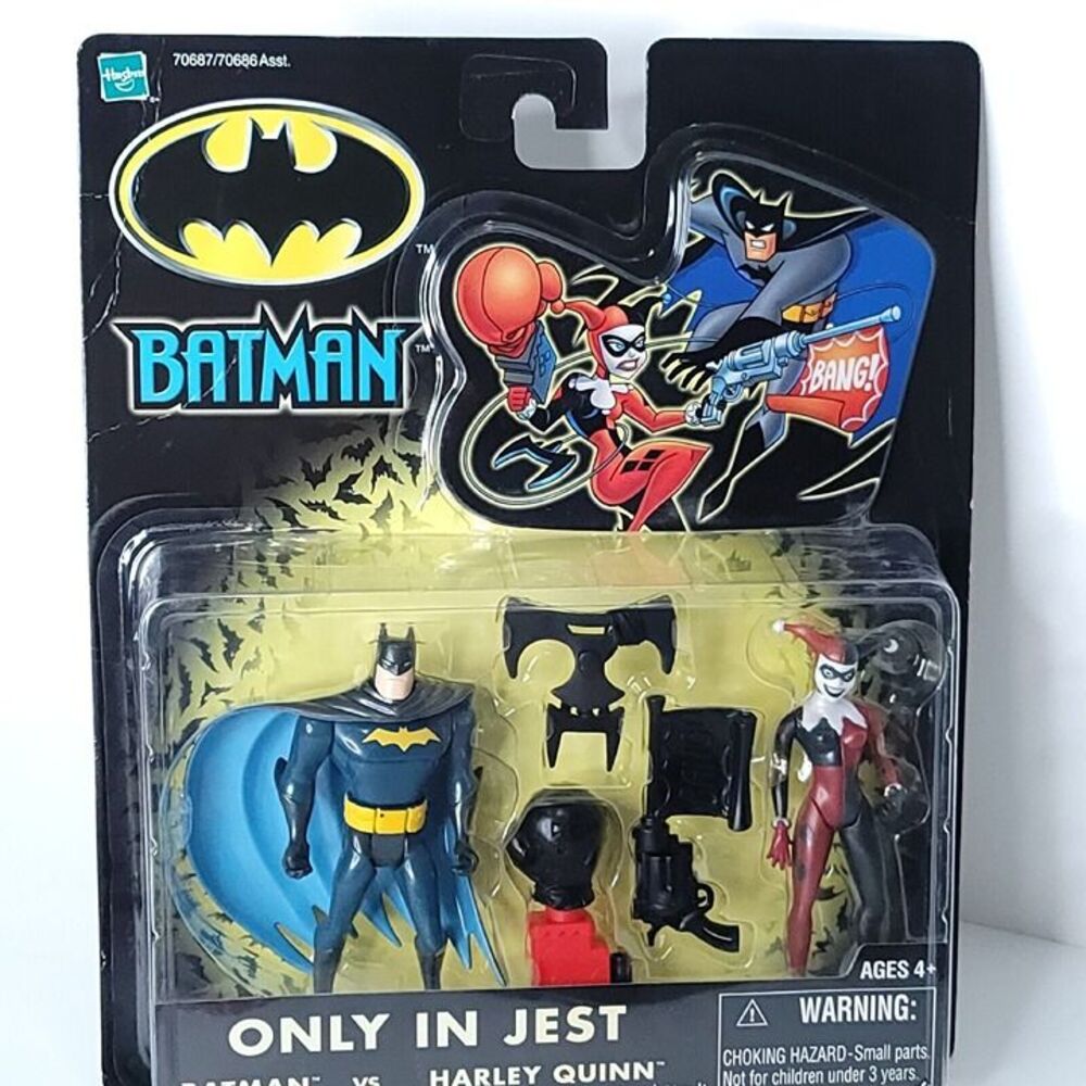 Original Hasbro Batman Only In Jest Batman Vs. Harley Quinn Action Figure 2 Pack